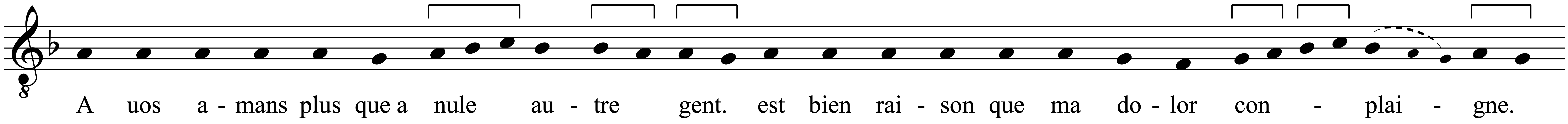 Work musical notation